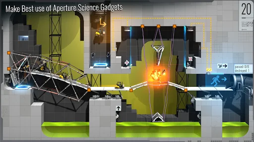 I-download ang Bridge Constructor Portal – Puzzle Game na Masaya - Screenshot 5