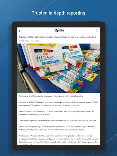 I-download ang KFDM News 6 – Lokal na Balita at Panahon - Screenshot 8