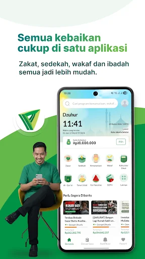 I-download ang Dompet Dhuafa: Zakat, Sedekah – Magbigay nang Madali - Screenshot 1
