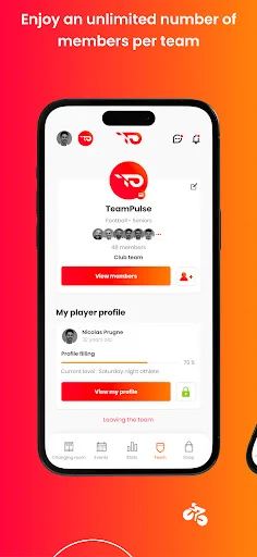 I-download ang TeamPulse: Pinakamahusay na Sports Team Manager App - Screenshot 22