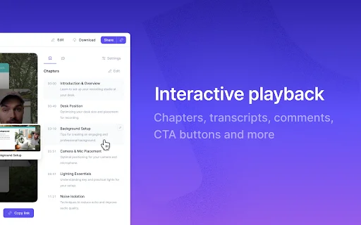 Tella: Pinakamahusay na Screen Recorder na may AI Video Editing - Screenshot 5