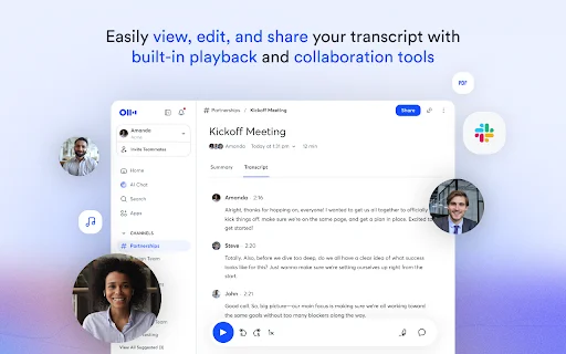 Otter.ai Chrome Extension: Live Transcription at Summary – I-download - Screenshot 3