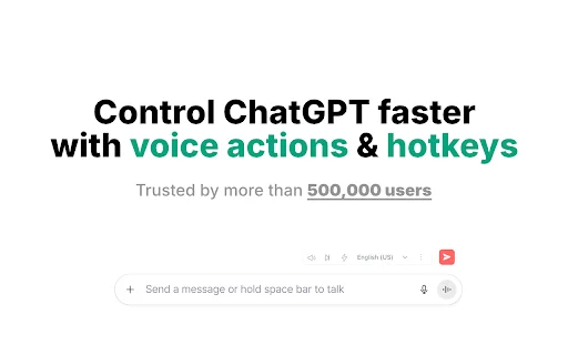 Voice Control for ChatGPT: Mabilis na Voice Command & Read Aloud - Screenshot 2