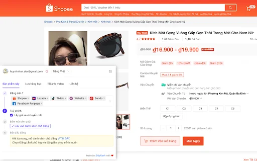 Ship Xanh: Pinakamahusay na Tool para sa E-commerce at Dropshipping - Screenshot 2