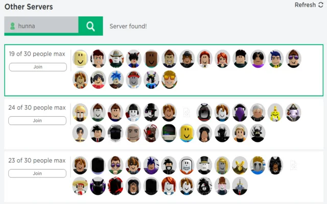 I-download ang SearchBlox – Mabilis na Roblox Server Finder - Screenshot 2