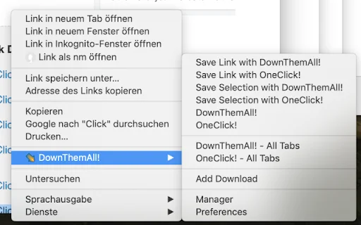 DownThemAll! Para sa Chrome – Mabilis na Bulk Downloader - Screenshot 5