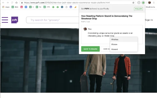 I-download ang Feedly Mini – Mabilis na RSS at Article Saver - Screenshot 1